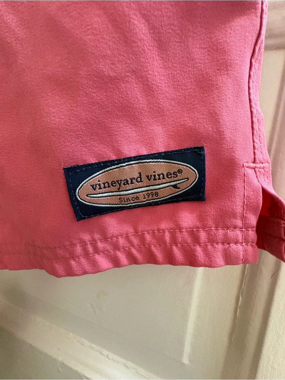 Vineyard Vines Pink Drawcord Athletic Shorts